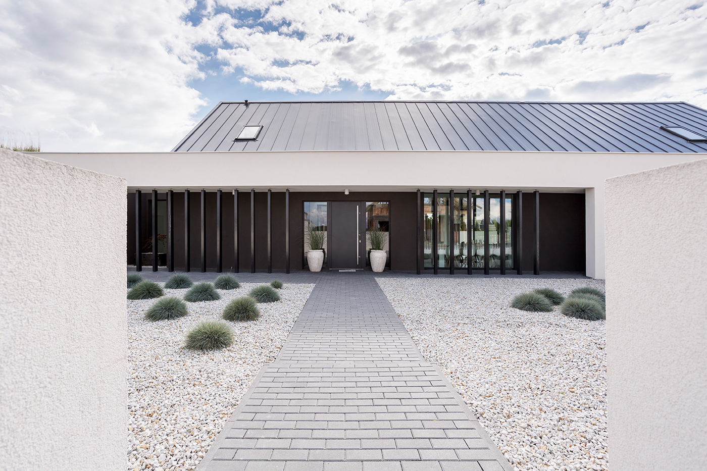 Pavement leading to house